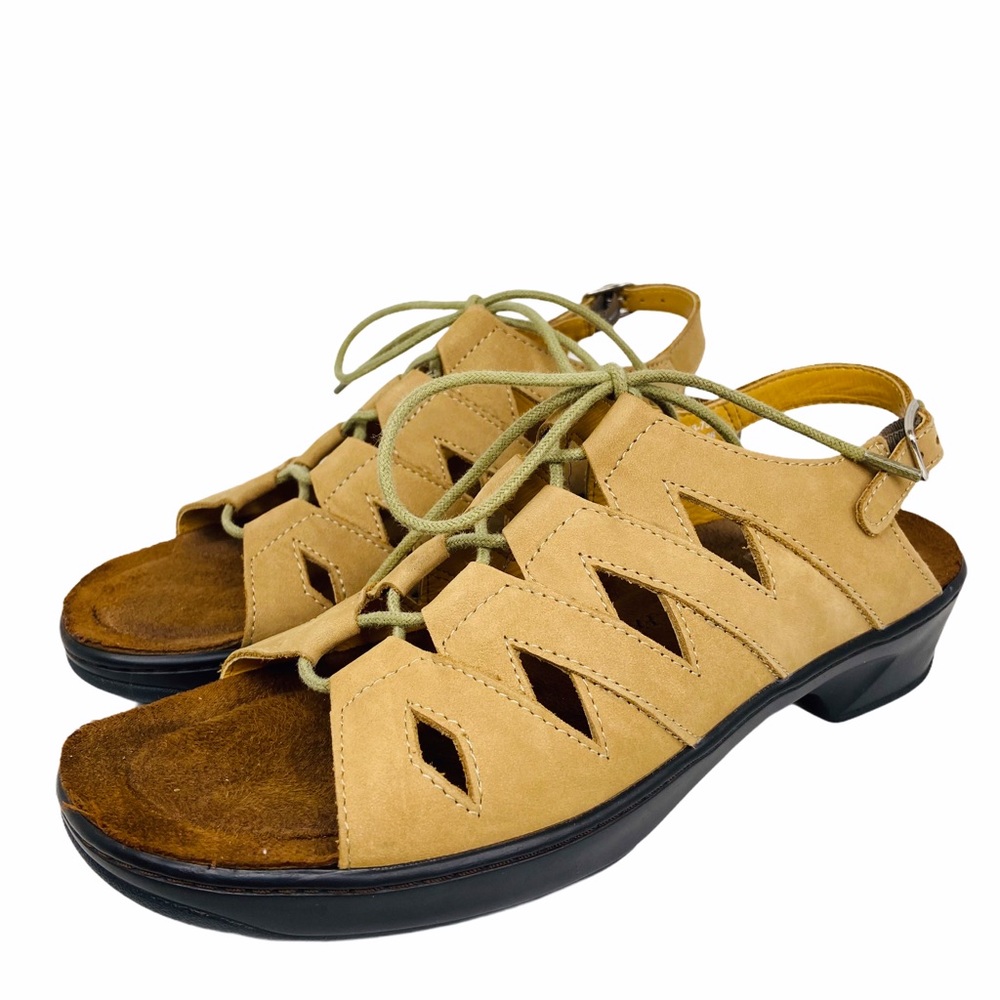 Barefoot Freedom Nubuck Leather Fisherman Sandals